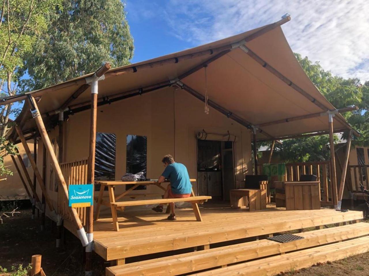 Camping Les Vosges Du Nord Oberbronn Esterno foto